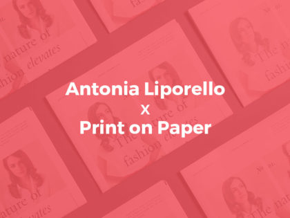 Antonia Liporello x PoP